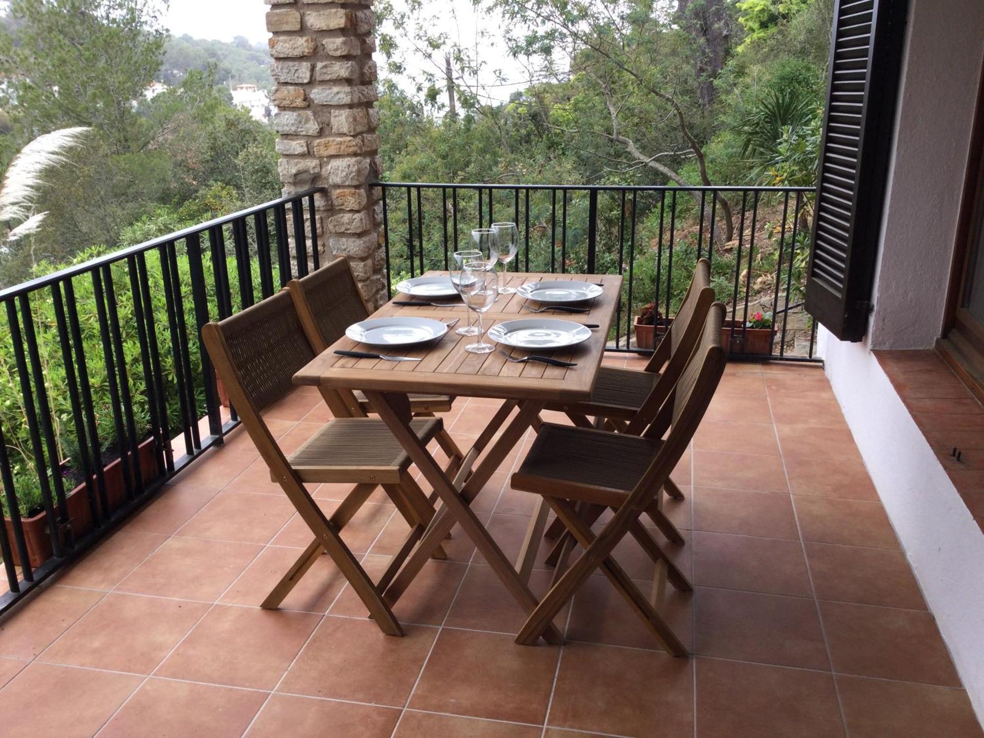 La Coma Sa Riera Apartment Begur Bagian luar foto
