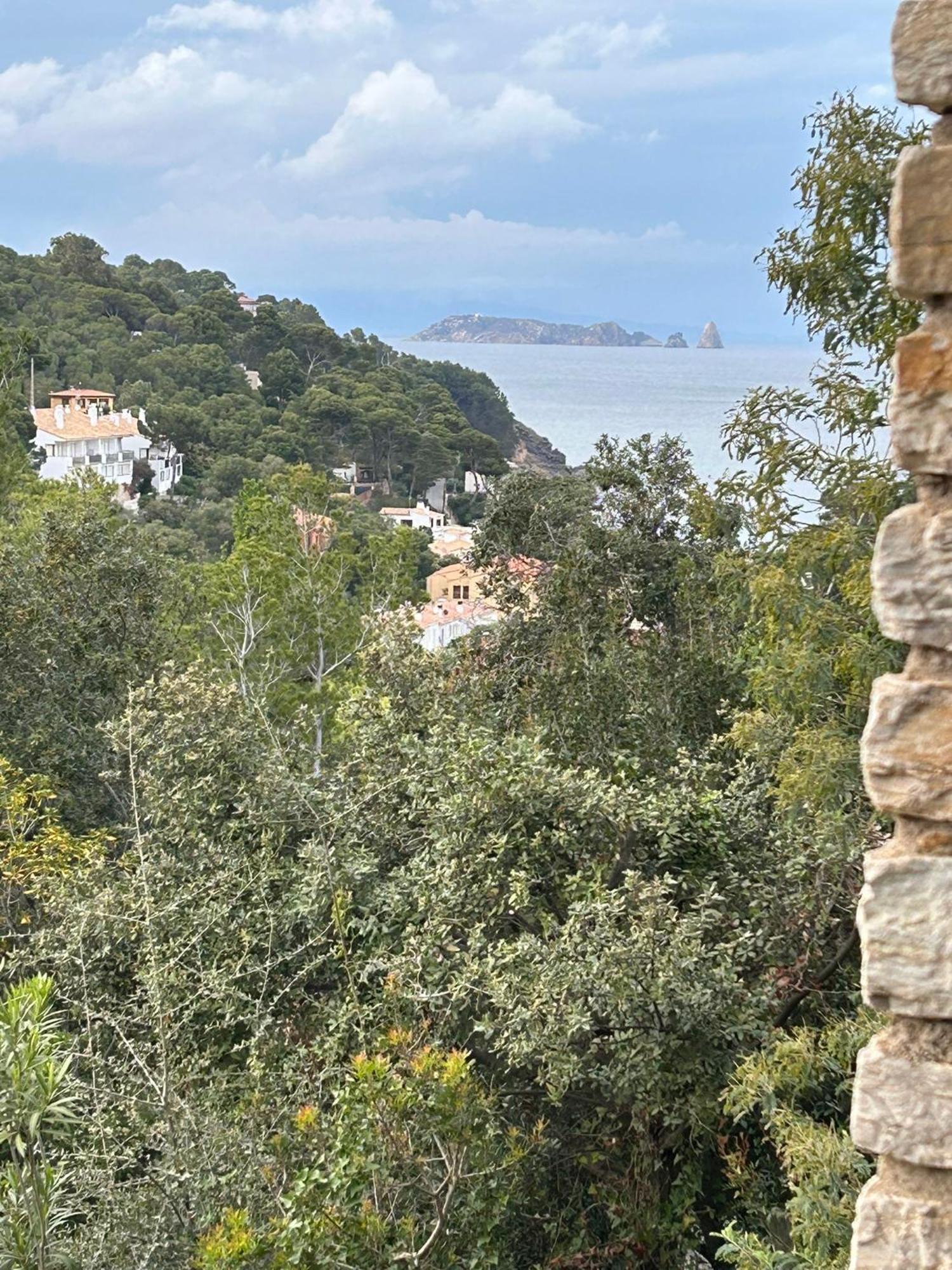 La Coma Sa Riera Apartment Begur Bagian luar foto